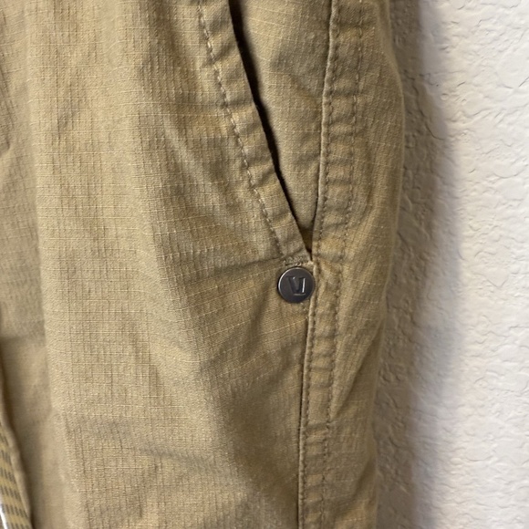 Vuori Ripstop Climber Pants Mens Small Tan Jogger Drawstring Outdoor Stretch - Picture 5 of 11